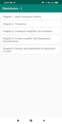 Electronics - I screenshot 1