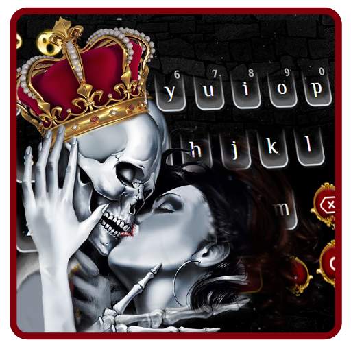 Queen Skull Keyboard Theme 10001006