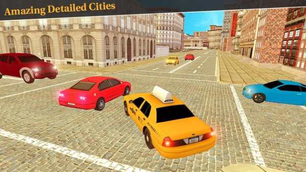 Crazy City Taxi Rush 3D screenshot 3