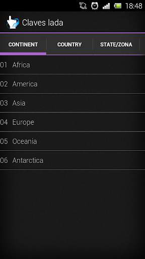 Phone Area Codes World screenshot 5
