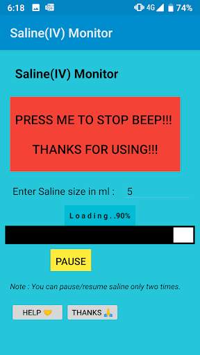 Saline(IV) Monitor screenshot 5