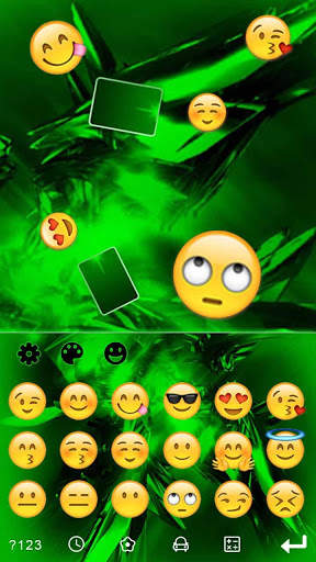 Neon Green Keyboard screenshot 2