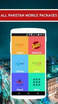 Mobile Packages Pakistan Offline: 3G,4G,Call & SMS screenshot 1