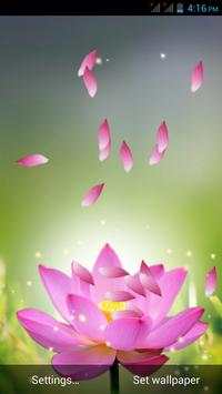 3D Flower Petal Wallpaper screenshot 1