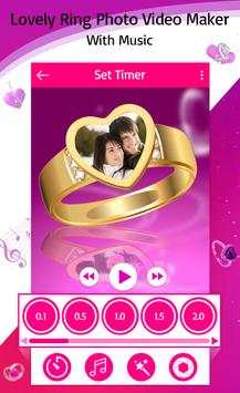 Lovely Ring Photo Video Maker 2 تصوير الشاشة