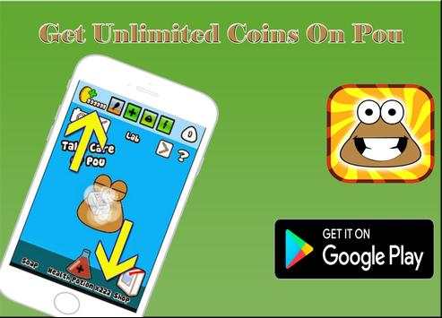 Coins On Pou Hack 2017 - Unlimited Gems ! - Prank screenshot 1