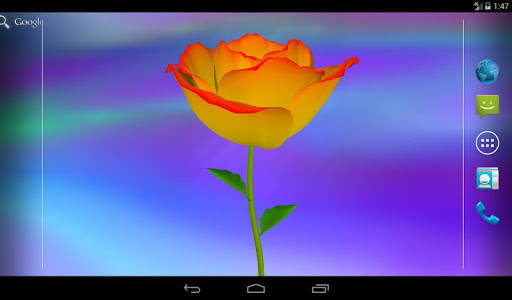 3D Rose Live Wallpaper 16 تصوير الشاشة