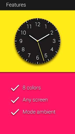 Dark Analog Free Watch Face screenshot 2