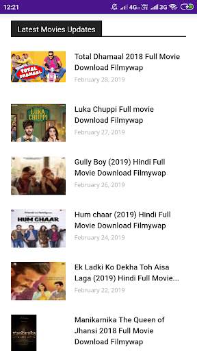 Filmywap 2020 Official App screenshot 1