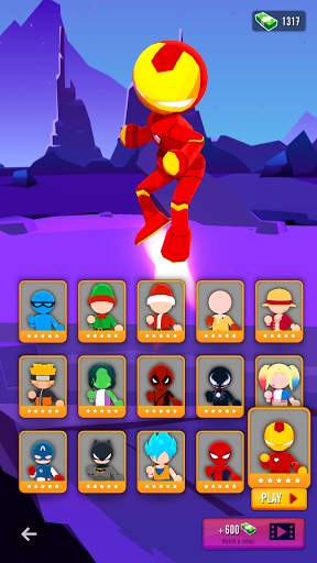 3D Stickman Master - Street Gangs Fight скриншот 1