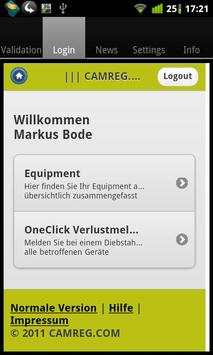 CAMREG.COM Equipment Security screenshot 2
