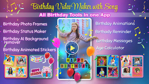 Birthday Video Maker With Song screenshot 1