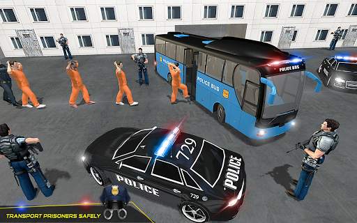 US Police Bus Transport Prison Break Survival Game screenshot 11