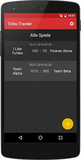 Tichu Tracker screenshot 1
