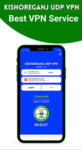 KISHOREGANJ UDP VPN - Safe VPN screenshot 1
