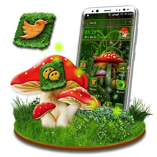 Mushroom Forest Launcher Theme 1.0.1