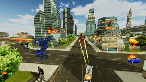 Future Flying Robot Real Car Transformation 3D screenshot 1