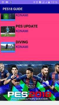PES 18 Guide скриншот 2