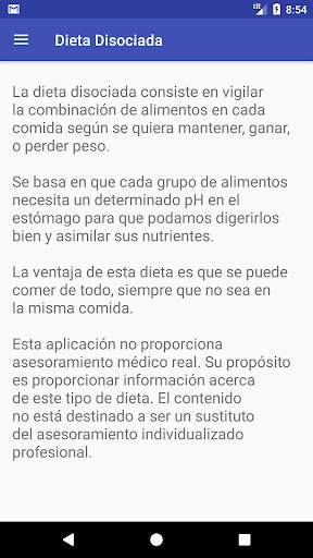 Dieta Disociada App screenshot 3
