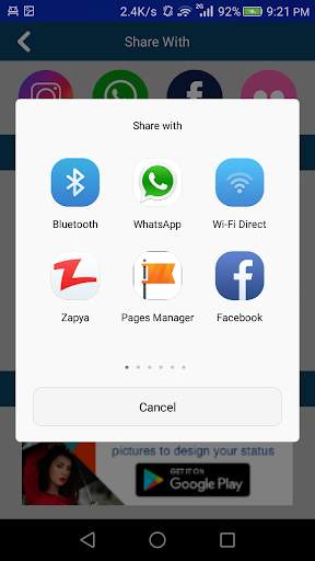 Photo Status Design Editor screenshot 5