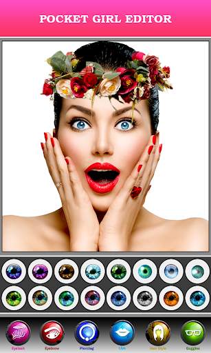 Face Makeup Photo Editor for Girls screenshot 2