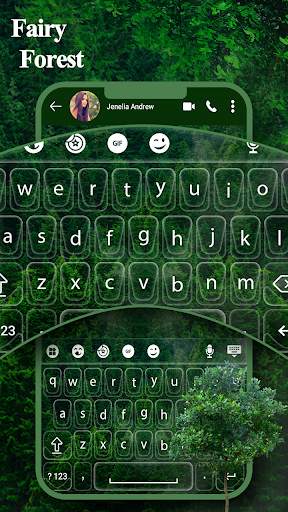 Fairy Forest keyboard Theme screenshot 3