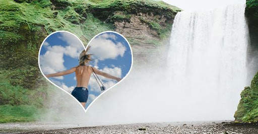 waterfall photo frames screenshot 3