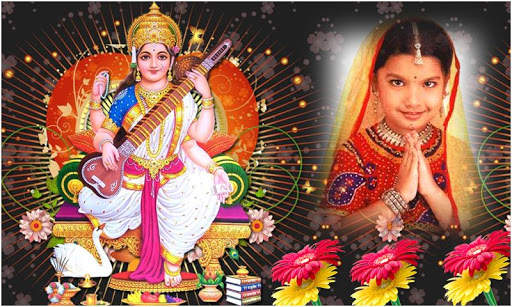 God Saraswati Maa Photo Frames screenshot 2