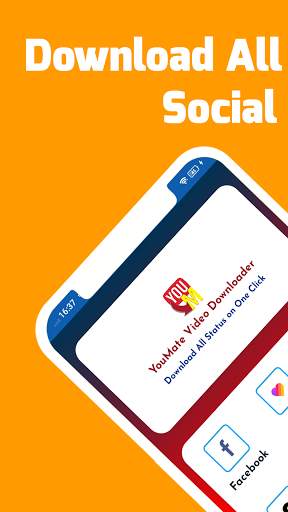 YouMate Social Media Status Saver screenshot 1