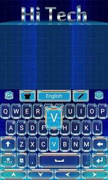 Hi Tech Keyboard Theme & Emoji 5 تصوير الشاشة