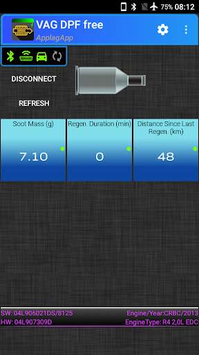 VAG DPF lite screenshot 1