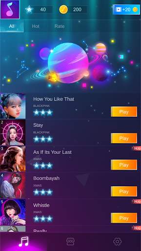 BLACKPINK PIANO: Vocal Kpop Rhythm Magic Tiles! screenshot 3
