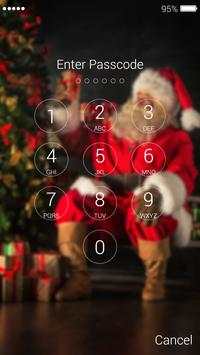 Santa Claus Lock Screen 2 تصوير الشاشة