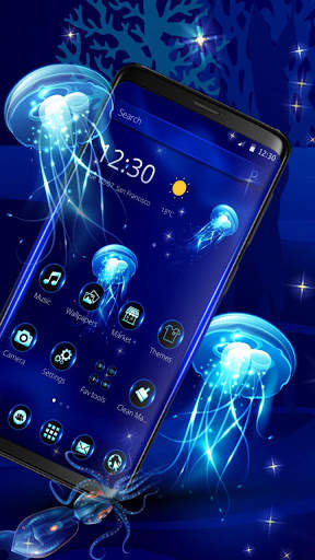 Starry Blue Launcher screenshot 1