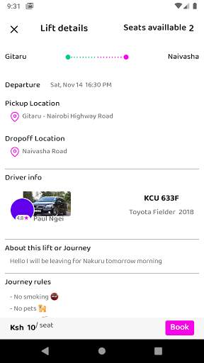 Translite - Car-sharing 4 تصوير الشاشة
