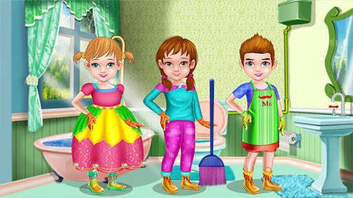 Bathroom Cleaning and Washing Time screenshot 1