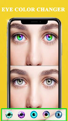 eye color changer -face makeup screenshot 2
