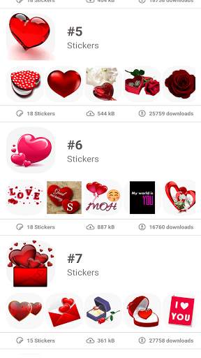 ❤️ Couple Romantic Stickers For Whatsapp - 2021 screenshot 4