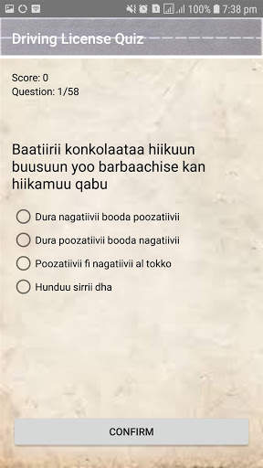 ET Driving License Exam screenshot 4