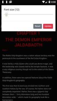 Overlord Novel Apps screenshot 3