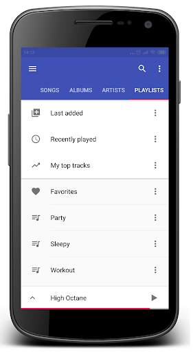 Blu Music Player screenshot 5