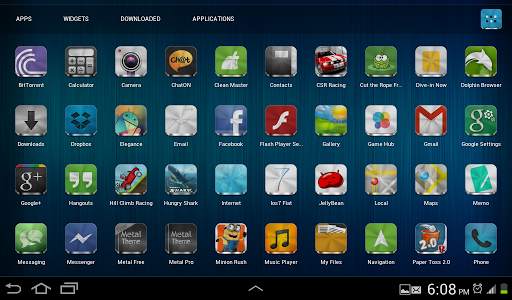 Metal Free(APEX NOVA GO THEME) screenshot 11