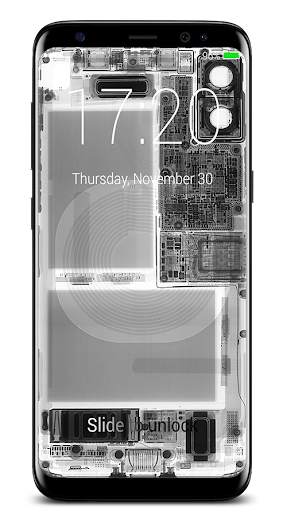 Transparent Lock Screen 4 تصوير الشاشة