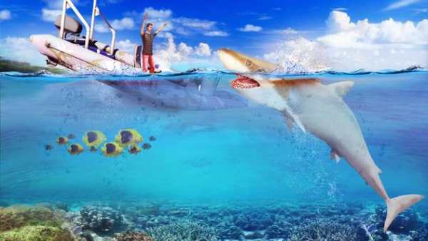 Shark 3D Hunting Games 2018 screenshot 2