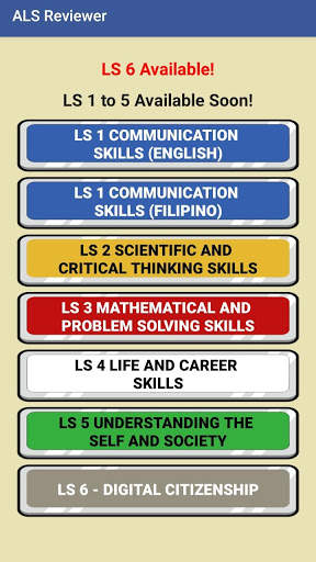 ALS Reviewer screenshot 4