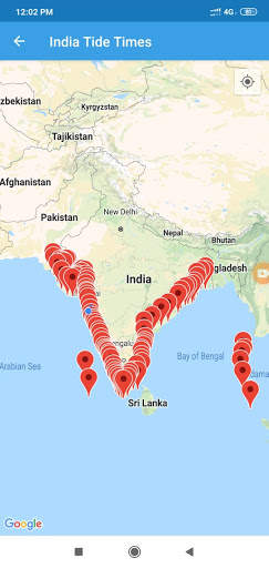 India Tide Times: Weather GPS & Map Integrated screenshot 2