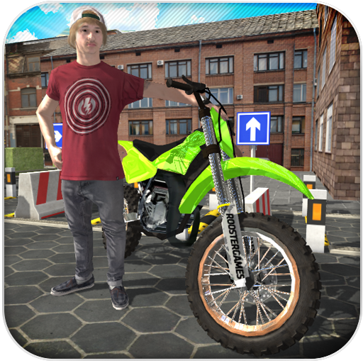 wielerwedstrijd 3D: stunt icon
