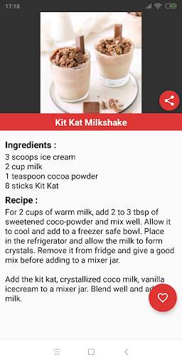 Milkshake Recipes screenshot 2