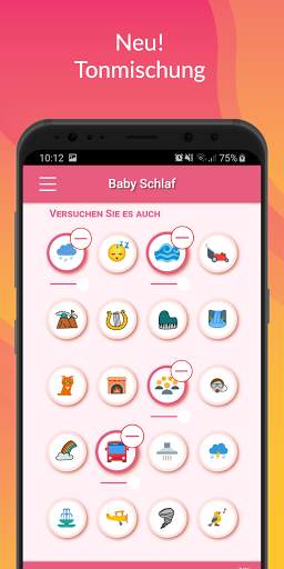 Weisses Rauschen für Baby Schlaf Fön App screenshot 5