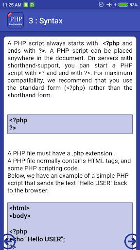 Learn PHP Programming скриншот 3